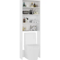 vidaXL Accesorios Para Electrodomésticos-Armario de lavadora 64x24x190 cm