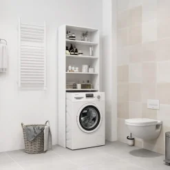 vidaXL Accesorios Para Electrodomésticos-Armario de lavadora 64x24x190 cm