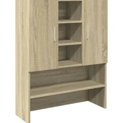 vidaXL Armario de lavadora 70,5x24x90 cm Roble Sonoma Best