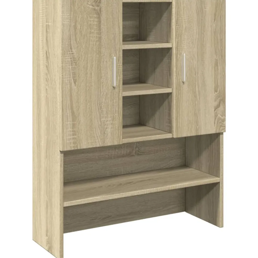 vidaXL Armario de lavadora 70,5x24x90 cm Roble Sonoma Best