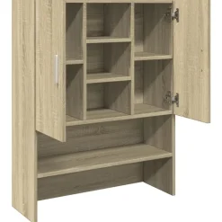 vidaXL Armario de lavadora 70,5x24x90 cm Roble Sonoma Best