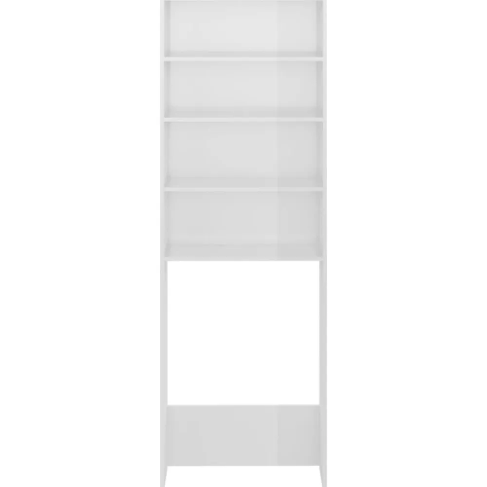 vidaXL Accesorios Para Electrodomésticos-Armario de lavadora 64x24x190 cm