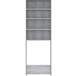vidaXL Accesorios Para Electrodomésticos-Armario de lavadora 64x24x190 cm