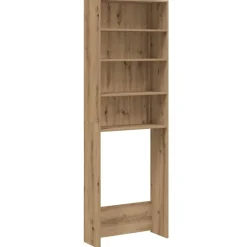 vidaXL Accesorios Para Electrodomésticos-Armario de lavadora 64x24x190 cm