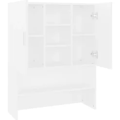 vidaXL Accesorios Para Electrodomésticos-Armario de lavadora 70,5x25,5x90 cm