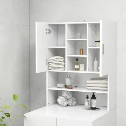 vidaXL Accesorios Para Electrodomésticos-Armario de lavadora 70,5x25,5x90 cm