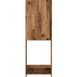 vidaXL Accesorios Para Electrodomésticos-Armario de lavadora madera envejecida 64x25,5x190 cm