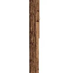 vidaXL Accesorios Para Electrodomésticos-Armario de lavadora madera envejecida 64x25,5x190 cm