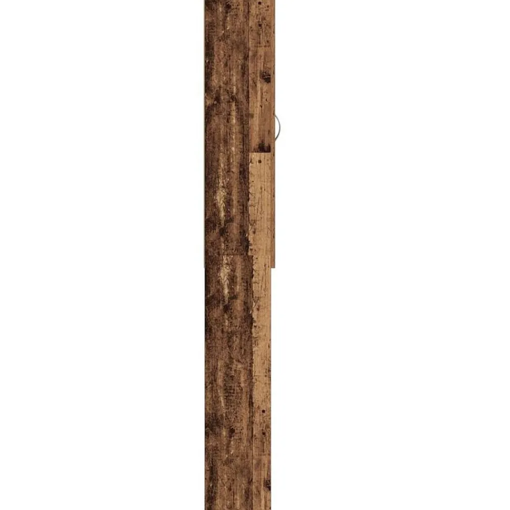 vidaXL Accesorios Para Electrodomésticos-Armario de lavadora madera envejecida 64x25,5x190 cm
