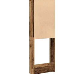 vidaXL Accesorios Para Electrodomésticos-Armario de lavadora madera envejecida 64x25,5x190 cm