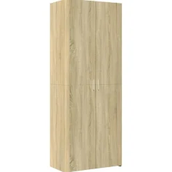 vidaXL Armarios Y Almacenamiento-Armario de madera de ingeniería 70x42,5x225 cm