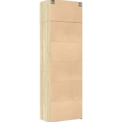 vidaXL Armarios Y Almacenamiento-Armario de madera de ingeniería 70x42,5x225 cm