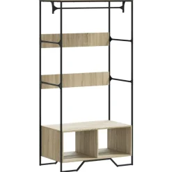 vidaXL Productos Del Hogar-Armario de madera de ingeniería 90x50x180 cm