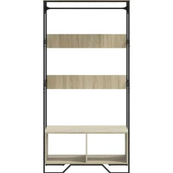 vidaXL Productos Del Hogar-Armario de madera de ingeniería 90x50x180 cm