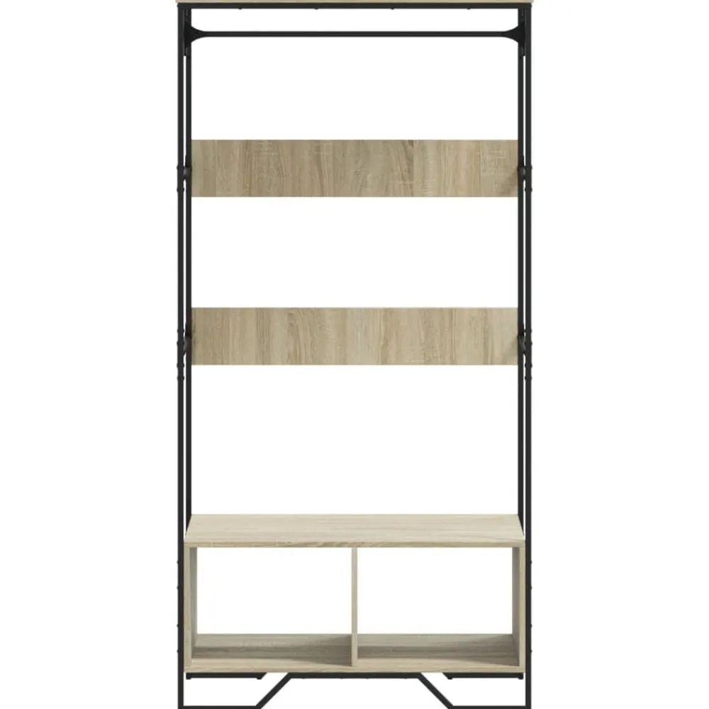 vidaXL Productos Del Hogar-Armario de madera de ingeniería 90x50x180 cm
