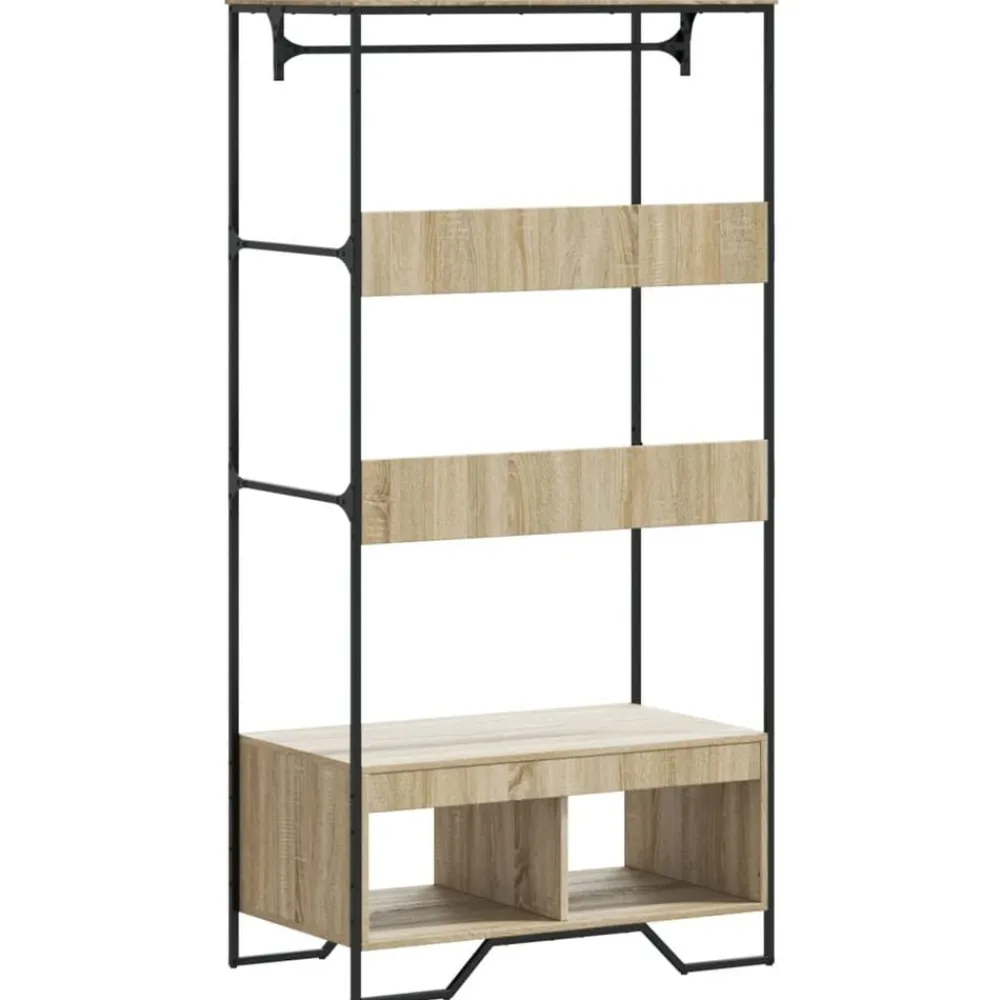 vidaXL Productos Del Hogar-Armario de madera de ingeniería 90x50x180 cm