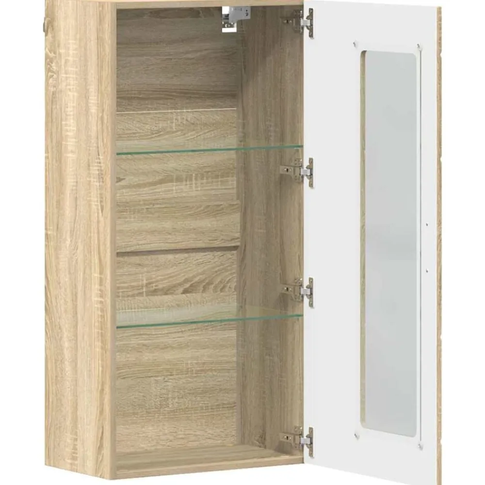 vidaXL Armario de Madera 50 x 29 x 100 cm Roble Sonoma Online