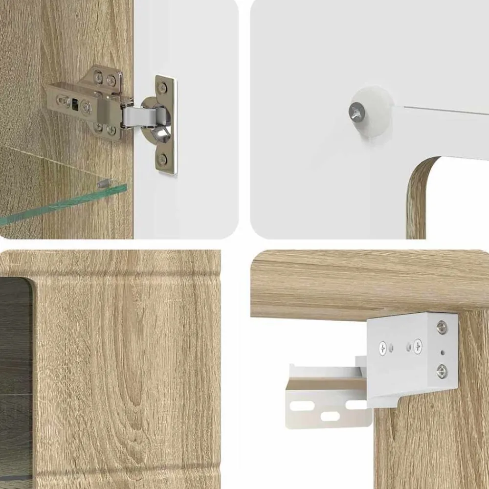 vidaXL Armario de Madera 50 x 29 x 100 cm Roble Sonoma Online