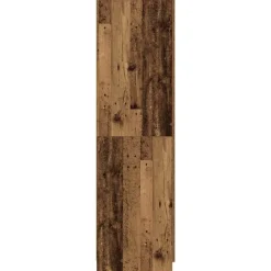 vidaXL Armarios Y Almacenamiento-Armario de madera de ingeniería madera envejecida 80x52x180 cm