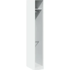 vidaXL Armario de madera de ingeniería 30x50x200 cm Blanco