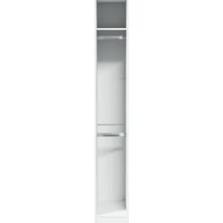 vidaXL Armario de madera de ingeniería 30x50x200 cm Blanco