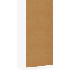 vidaXL Armario de madera de ingeniería 80x52x180 cm Blanco Clearance