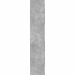 vidaXL Armarios Y Almacenamiento-Armario de madera de ingeniería gris hormigón 70x42,5x225 cm