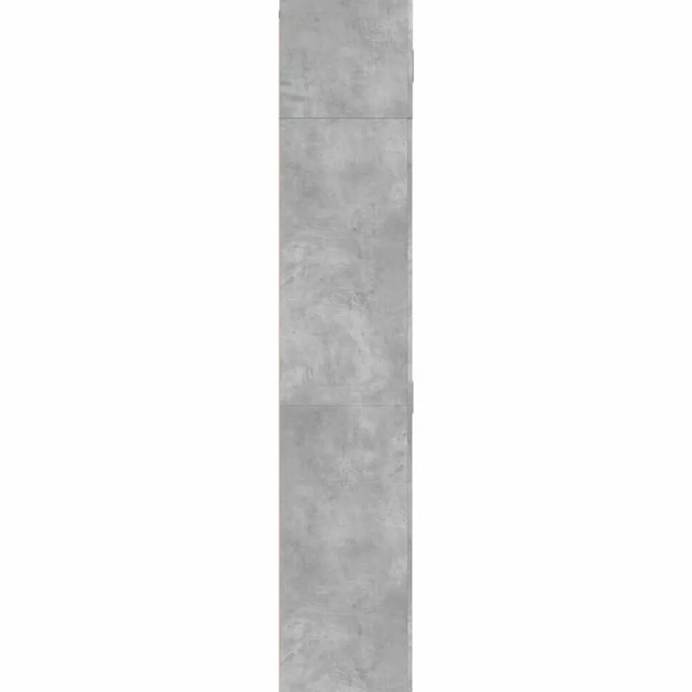 vidaXL Armarios Y Almacenamiento-Armario de madera de ingeniería gris hormigón 70x42,5x225 cm