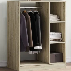 vidaXL Productos Del Hogar-Armario de madera de ingeniería 77x48x102 cm