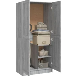 vidaXL Armario de madera contrachapada 82,5x51,5x180 cm Gris sonoma Hot