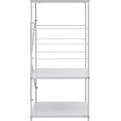 vidaXL Armario de microondas madera ingeniería 60x39,6x79,5 cm Blanco New