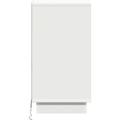 vidaXL Mesas-Armario de Noche 39 x 34,5 x 65 cm Madera de ingeniería