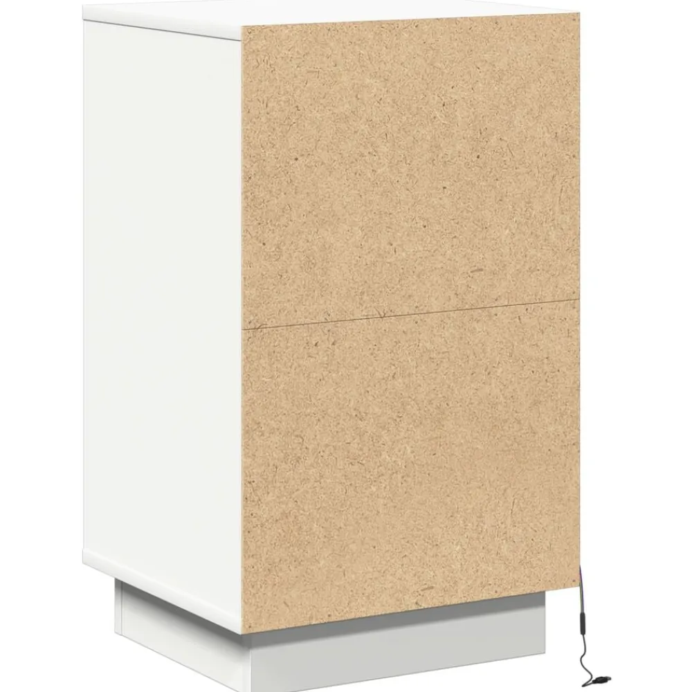 vidaXL Mesas-Armario de Noche 39 x 34,5 x 65 cm Madera de ingeniería