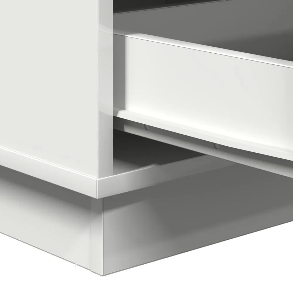 vidaXL Mesas-Armario de Noche 39 x 34,5 x 65 cm Madera de ingeniería