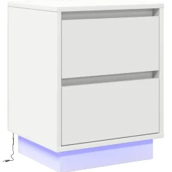 vidaXL Mesas-Armario de Noche 39 x 34,5 x 50 cm Madera de ingeniería