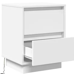 vidaXL Mesas-Armario de Noche 39 x 34,5 x 50 cm Madera de ingeniería