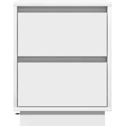 vidaXL Mesas-Armario de Noche 39 x 34,5 x 50 cm Madera de ingeniería