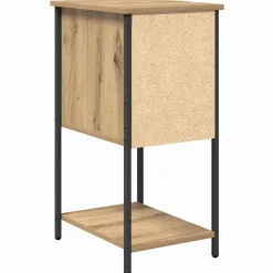 vidaXL Armario de Noche con cajón 32 x 42 x 70 cm Roble artisan Discount