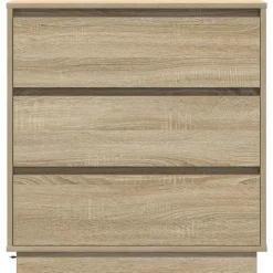 vidaXL Armario de Noche con cajón 71 x 34,5 x 75 cm Roble Sonoma Outlet