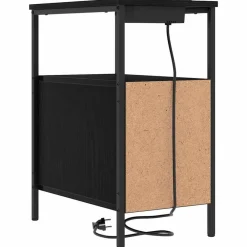 vidaXL Armario de Noche con cajón 30 x 48 x 61 cm Roble negro Best