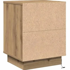 vidaXL Armario de Noche con cajón Roble artesanal 39 x 34,5 x 50 cm Roble artisan Online
