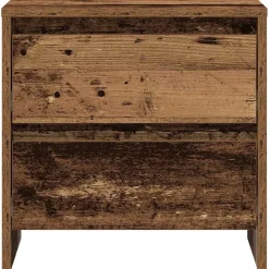 vidaXL Armario de Noche con cajón Madera vieja 45 x 34 x 44,5 cm Madera envejecida Hot