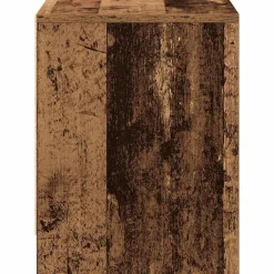 vidaXL Armario de Noche con cajón Madera vieja 45 x 34 x 44,5 cm Madera envejecida Hot
