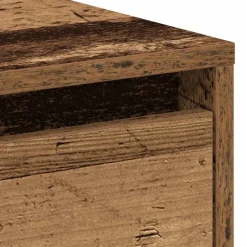 vidaXL Armario de Noche con cajón Madera vieja 45 x 34 x 44,5 cm Madera envejecida Hot