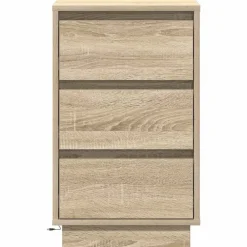 vidaXL Armario de Noche con cajón 39 x 34,5 x 65 cm Roble Sonoma Discount