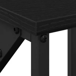 vidaXL Armario de Noche con cajón 34 x 35,5 x 70 cm Roble negro Clearance