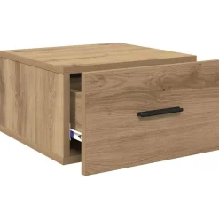 vidaXL Armario de Noche con cajón 35 x 35 x 20 cm Roble artisan Best