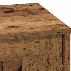 vidaXL Armario de Noche Madera vieja 44 x 34,5 x 45 cm Madera envejecida Clearance
