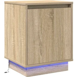 vidaXL Armario de Noche 39 x 34,5 x 50 cm Roble Sonoma Discount