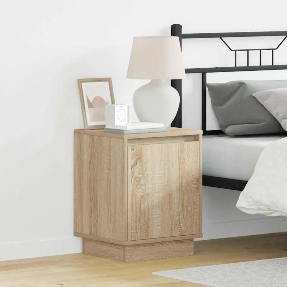 vidaXL Armario de Noche 39 x 34,5 x 50 cm Roble Sonoma Discount